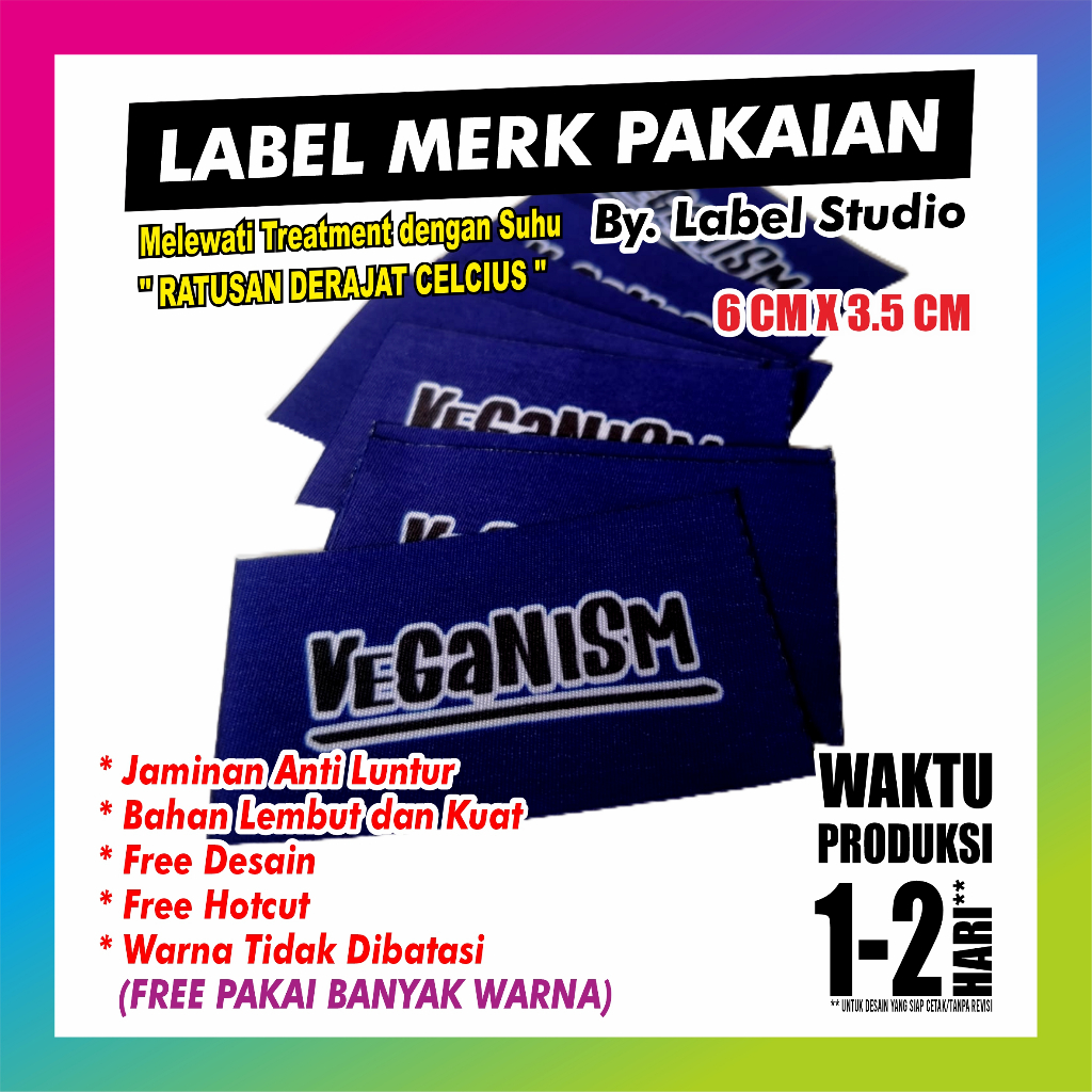 

( TERMURAH ) Label Baju | 6 CM X 3.5 CM | Label Hijab | Label Woven | Label Gamis | Label Kaos | Label Custom Nama | Free Desain | Free Potong | Woven Damask Subtitute | Label Murah | Label Merk | Label Nama Anak Pondok | Label Grosir | Label Brand