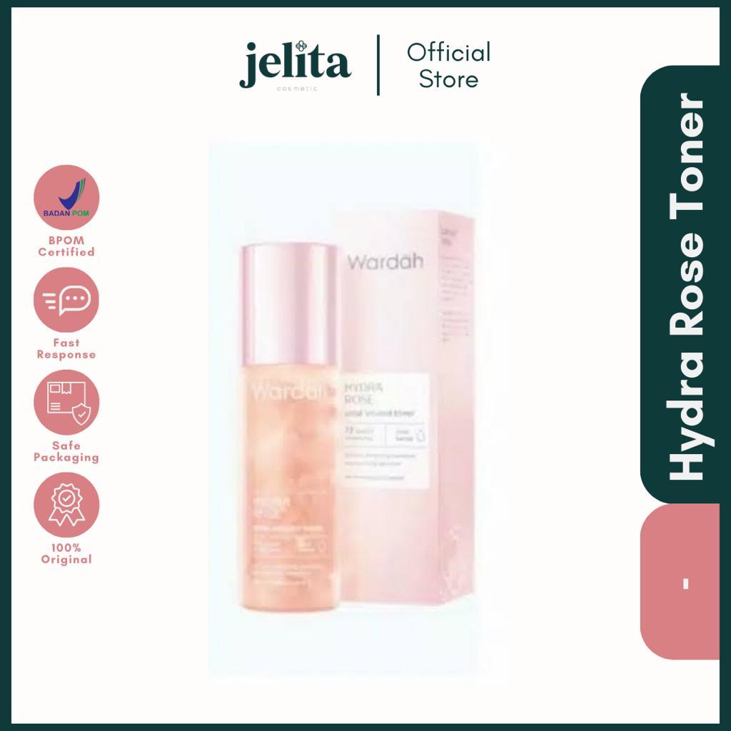 Jelita Cosmetics-Wardah Hydra Rose Petal Infused Toner 100ml