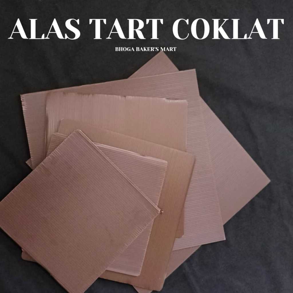 ALAS TART COKLAT KOTAK/ALAS KUE COKLAT KOTAK