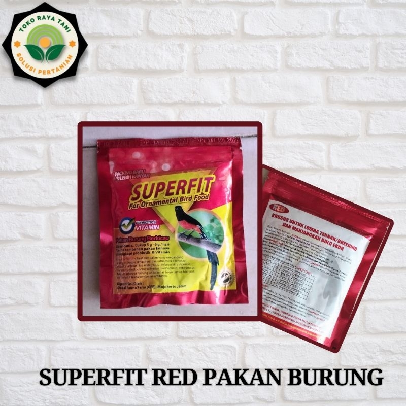 Pakan burung Superfit Red Voer premium