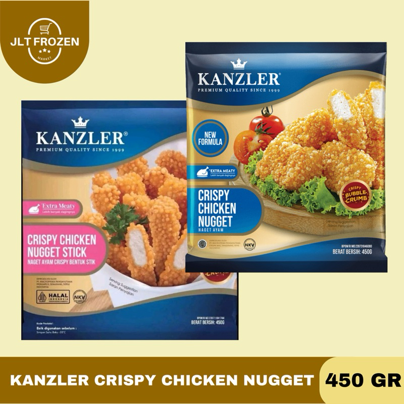 

KANZLER CRISPY CHICKEN NUGGET / KANZLER NUGGET STICK - 450 GR