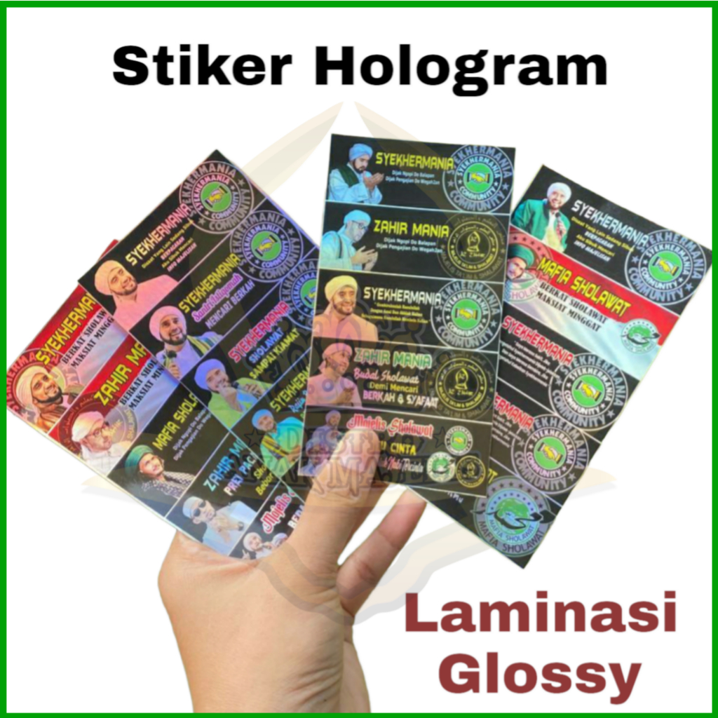 Stiker Syekhermania Hologram / Stiker Mafish / Stiker Syekher / Stiker Syekhermania Custom / Stiker 