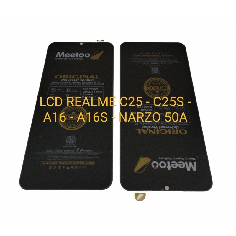 LCD TOUCHSCREEN REALME C25 - C25S - A16 - NARZO 50A - LCD FULLSET REALME C25 - C25S - A16 - A16S - N
