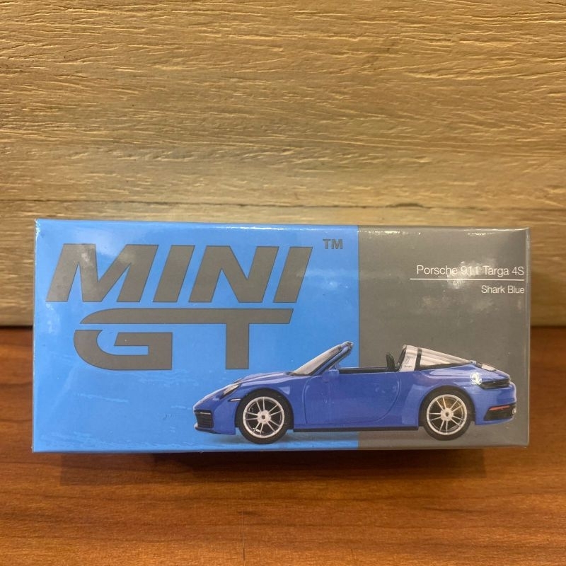 MINIGT 610 PORSCHE 911 TARGA 4S SHARK BLUE RHD MINI GT