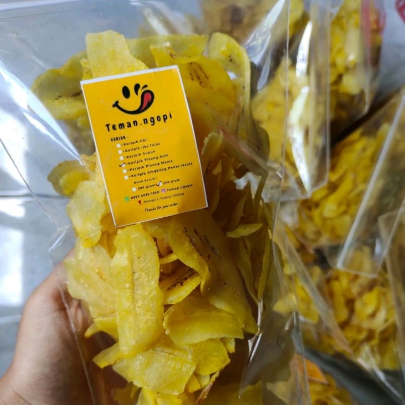 

Keripik Pisang Original Asin 250gram | keripik pisang | snack kiloan