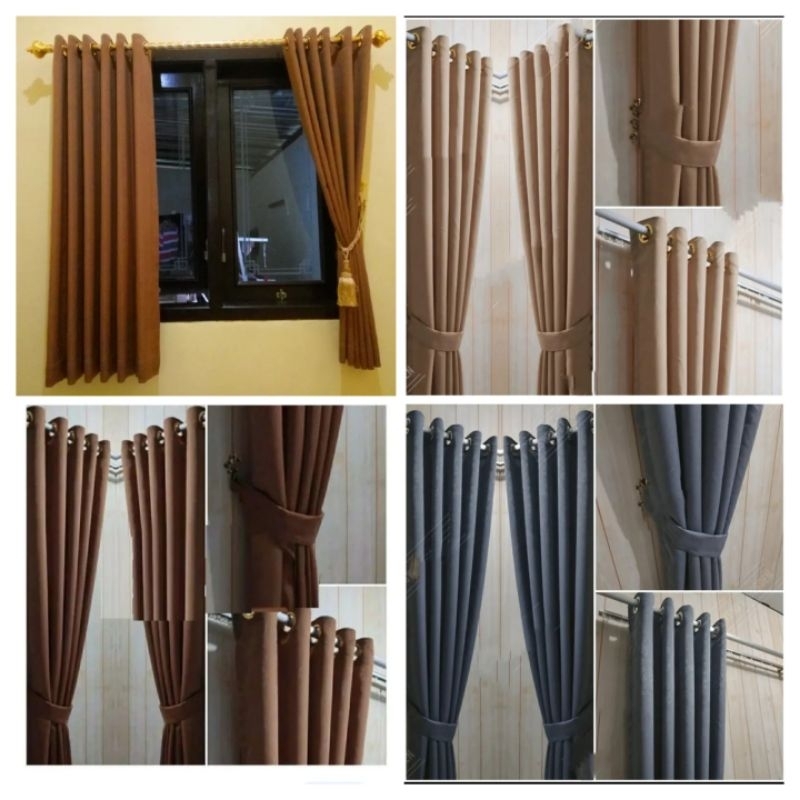 Gorden Jendela Panjang 2 Meter 250 Gorden Jendela Minimalis Gorden Pintu Kamar Gorden Ruang Tamu Gor
