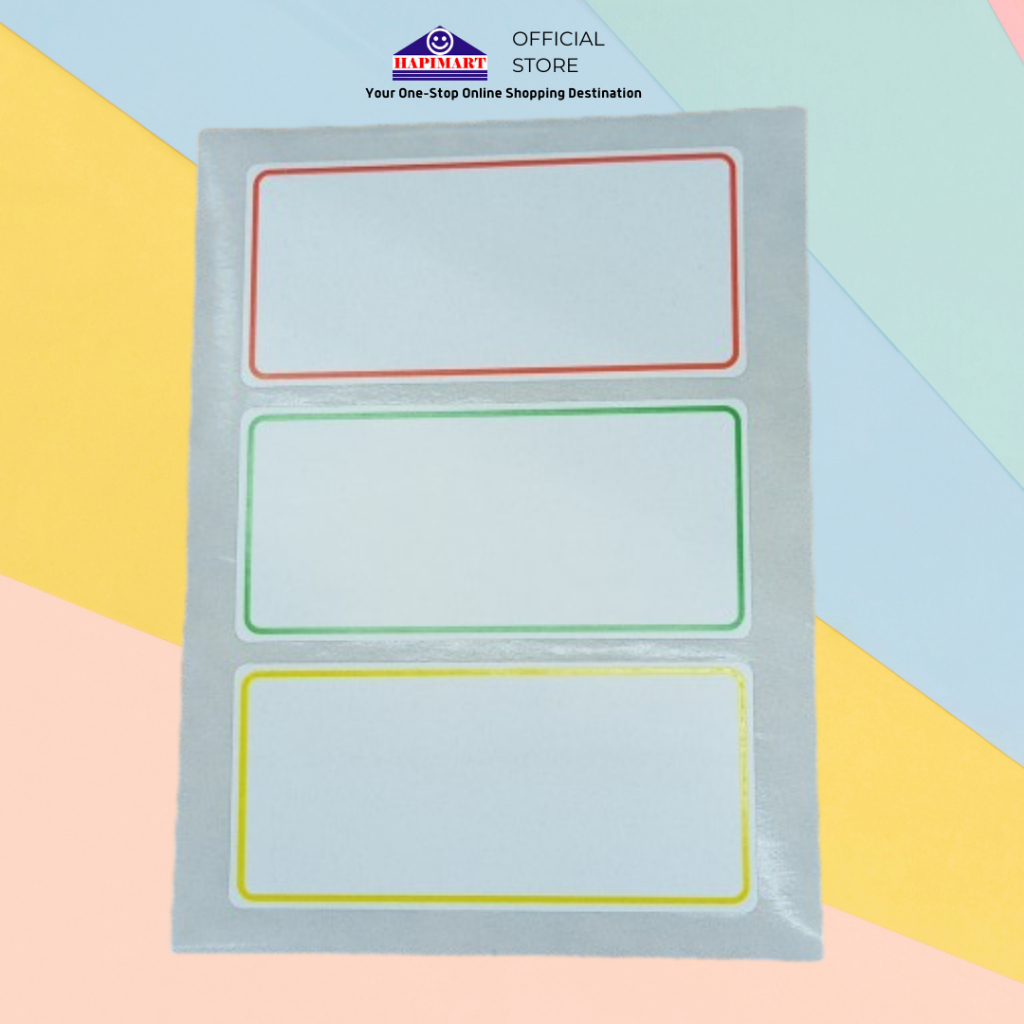 

Label Sticker Self Adhesive Labels/Label Kecil - no 1