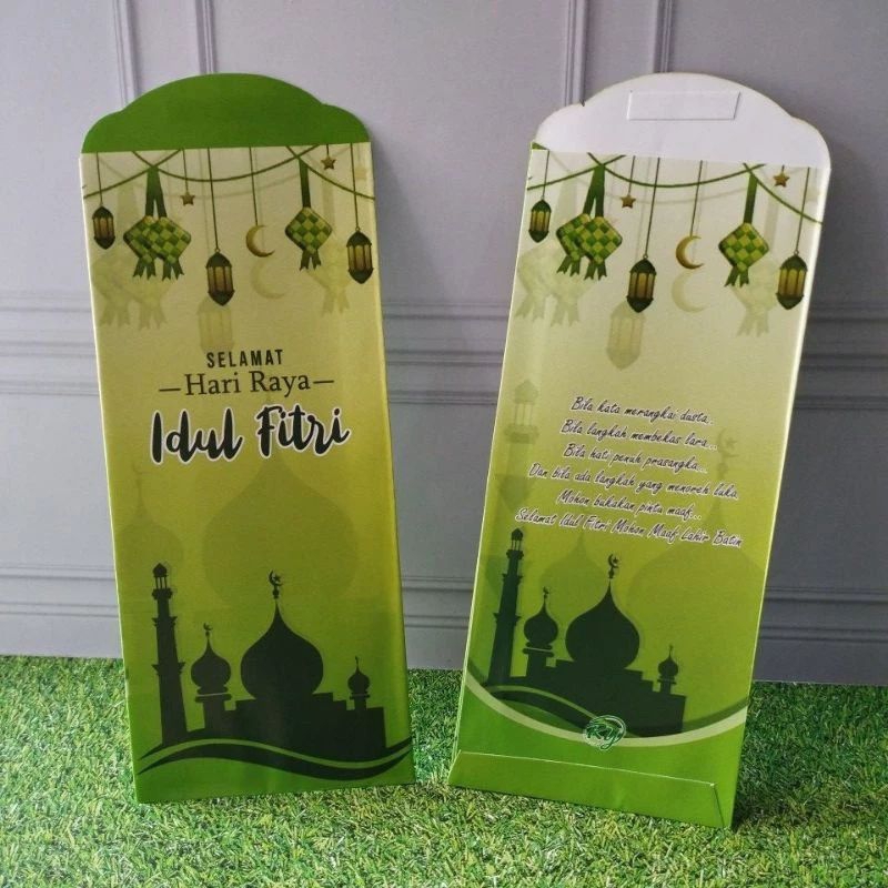 

ISI 10 (SERI KETUPAT DAN BEDUG) AMPLOP LEBARAN PANJANG. UANG TANPA LIPAT