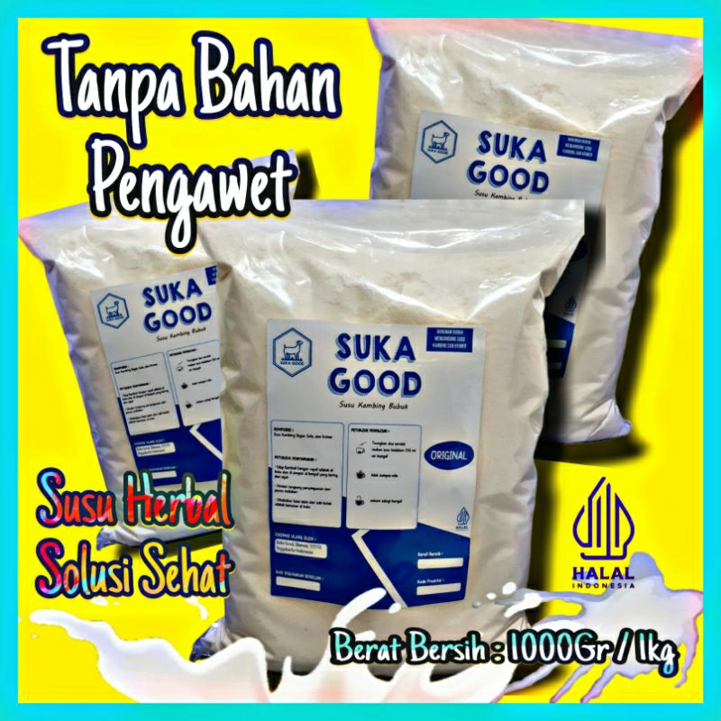 

Susu Kambing Rasa ORIGIBAL " SUSU KAMBING HERBAL 1kg, Termurah Langsung Dari Produsen, Grade 2