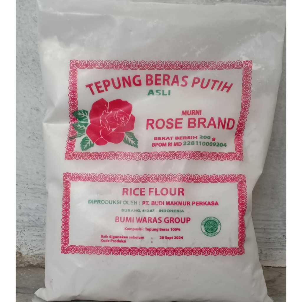 

Tepung Beras Putih Rose Brand 200 gram