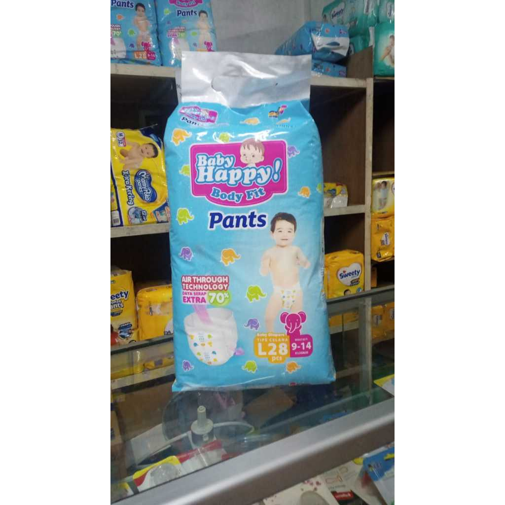 Pampers Baby Happy Pants Body Fit M,L,XL