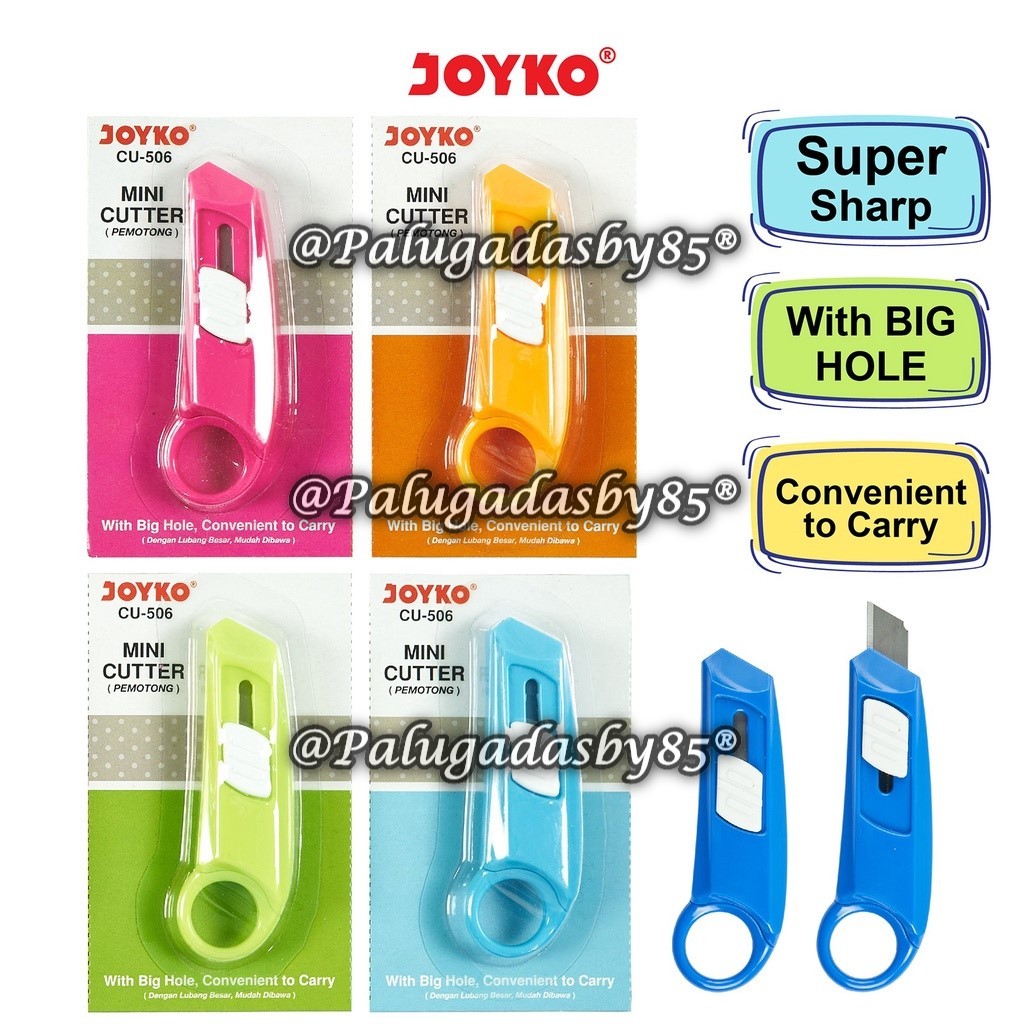 

(1 Biji) GROSIR Cutter JOYKO CU-506 / Mini Cutter Pemotong Joyko CU-506 / Cutter Renteng Joyko CU-506 / Joyko CU506 / Joyko CU 506