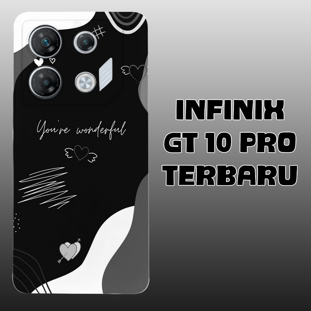 DRK-17 Custome Case INFINIX GT 10 PRO Terbaru Softcase Premium Silicone Lentur Pelindung Handphone