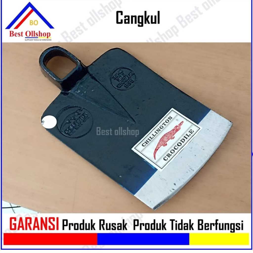 Cangkul cap buaya asli no 1 -cangkul pacul baja asli cap buaya- cangkul tanpa las full