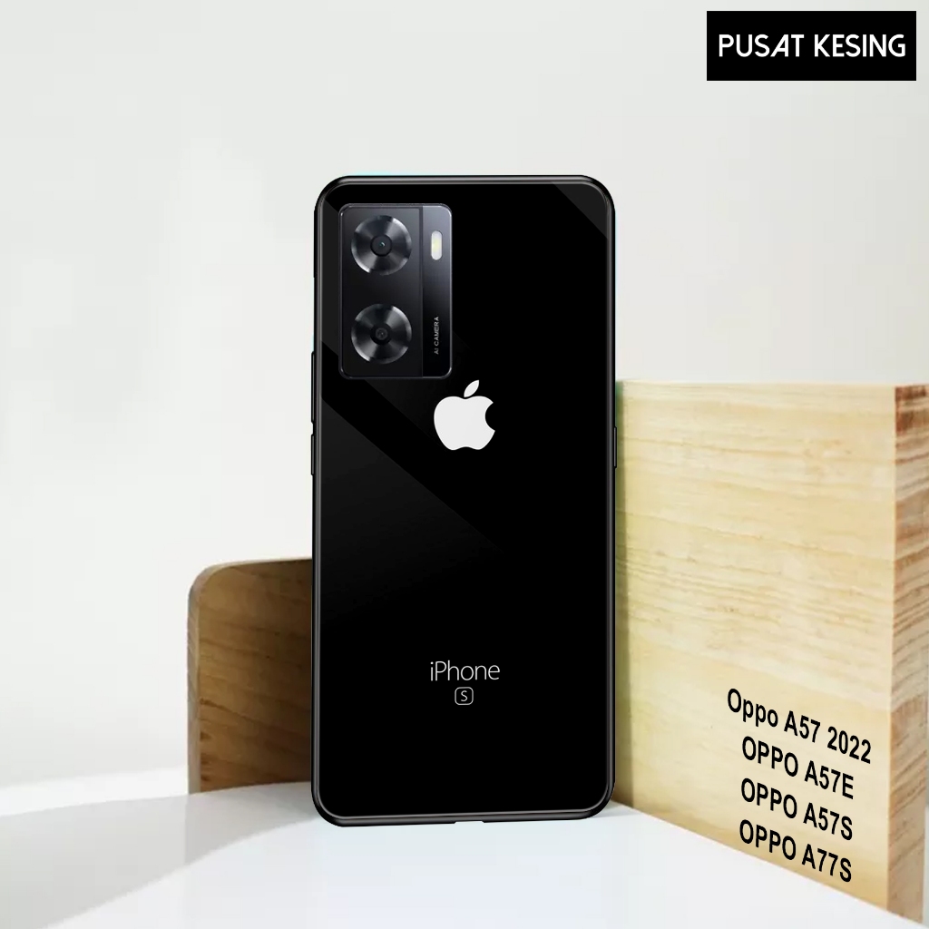 Case Oppo A57 2022 / A77S / A57S - Casing Hp OPPO A57 / A77S - ( Logo Brand ) - Case 2D Glossy - Cas