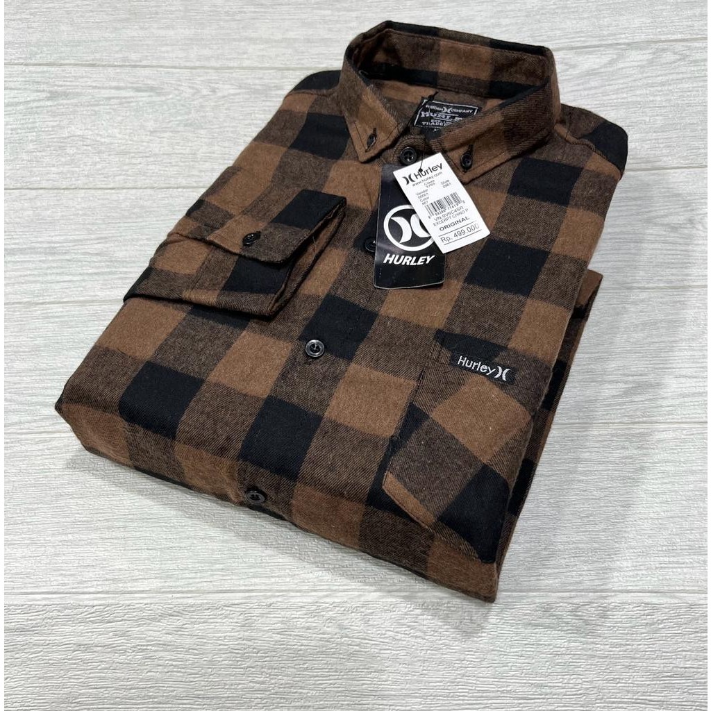 Kemeja Flanel pria distro Lengan panjang Jumbo kemeja pria dewasa best seller