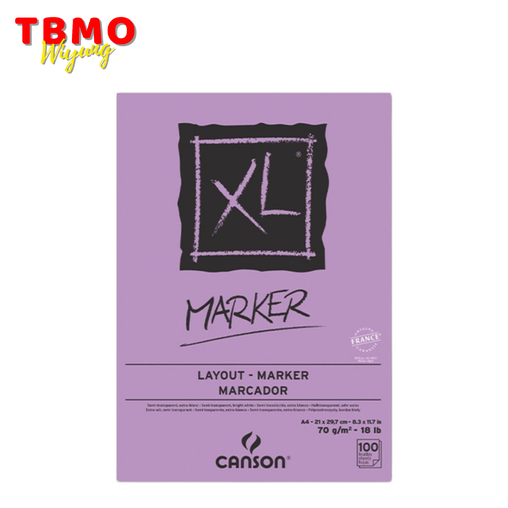 

TBMO CANSON XL Marker 70gr Ukuran A4 100 Sheets 200297236