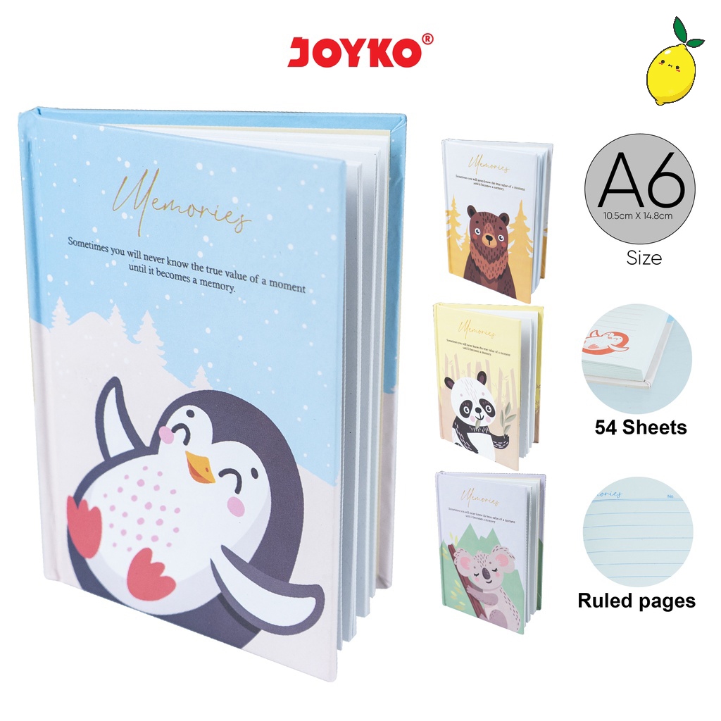 

Buku Tulis Garis A6 Diary Joyko D-1115MM-107AD