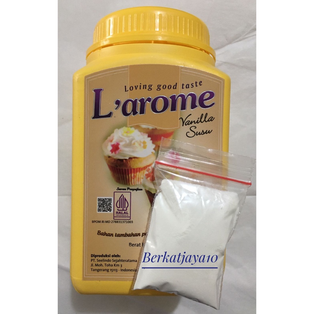 

[♔ Y6➤] Larome Vanilla Susu REPACK 20 Gram Vanila KEMASAN PLASTIK Diminati