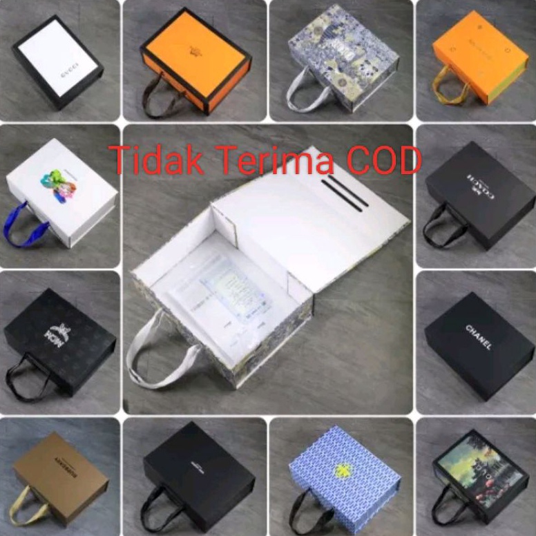 Terlaris.. Box Magnet Lipat Branded TIDAK TERIMA COD ( Free Fakebill + Bubblewrap )