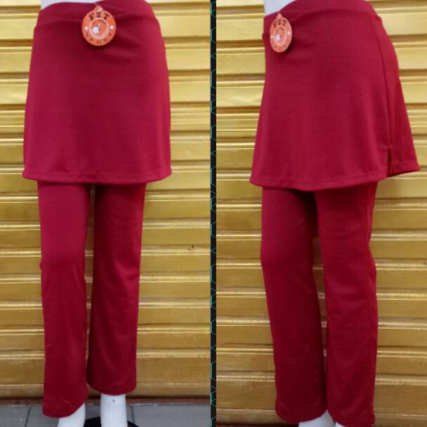 VIRAL Celana Rok Senam Wanita/ celana senam rok wanita/ celana olahraga panjang wanita/ celana rok p