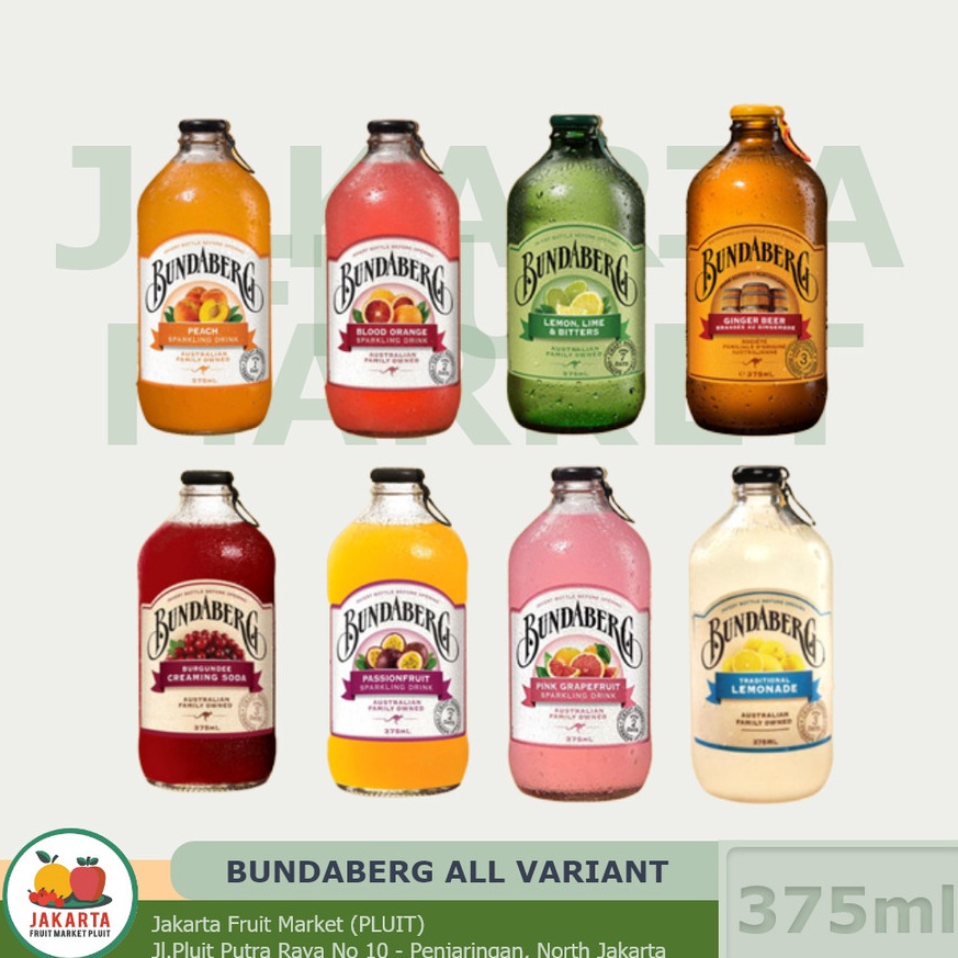 

[✼C2/] (MINUMAN) BUNDABERG ALL VARIANT 375ML [106]