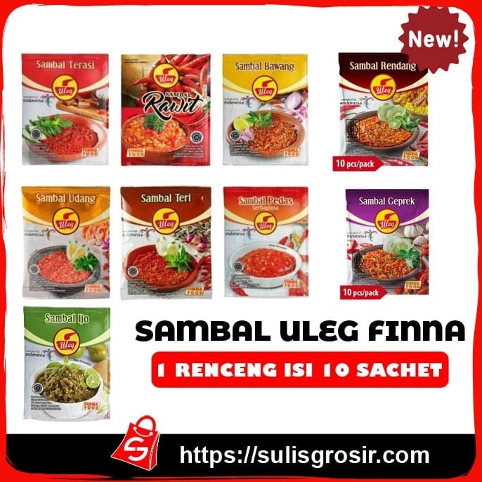 

97 Sambal Uleg Finna Sachet 1 Renceng Isi 10 Sachet 37