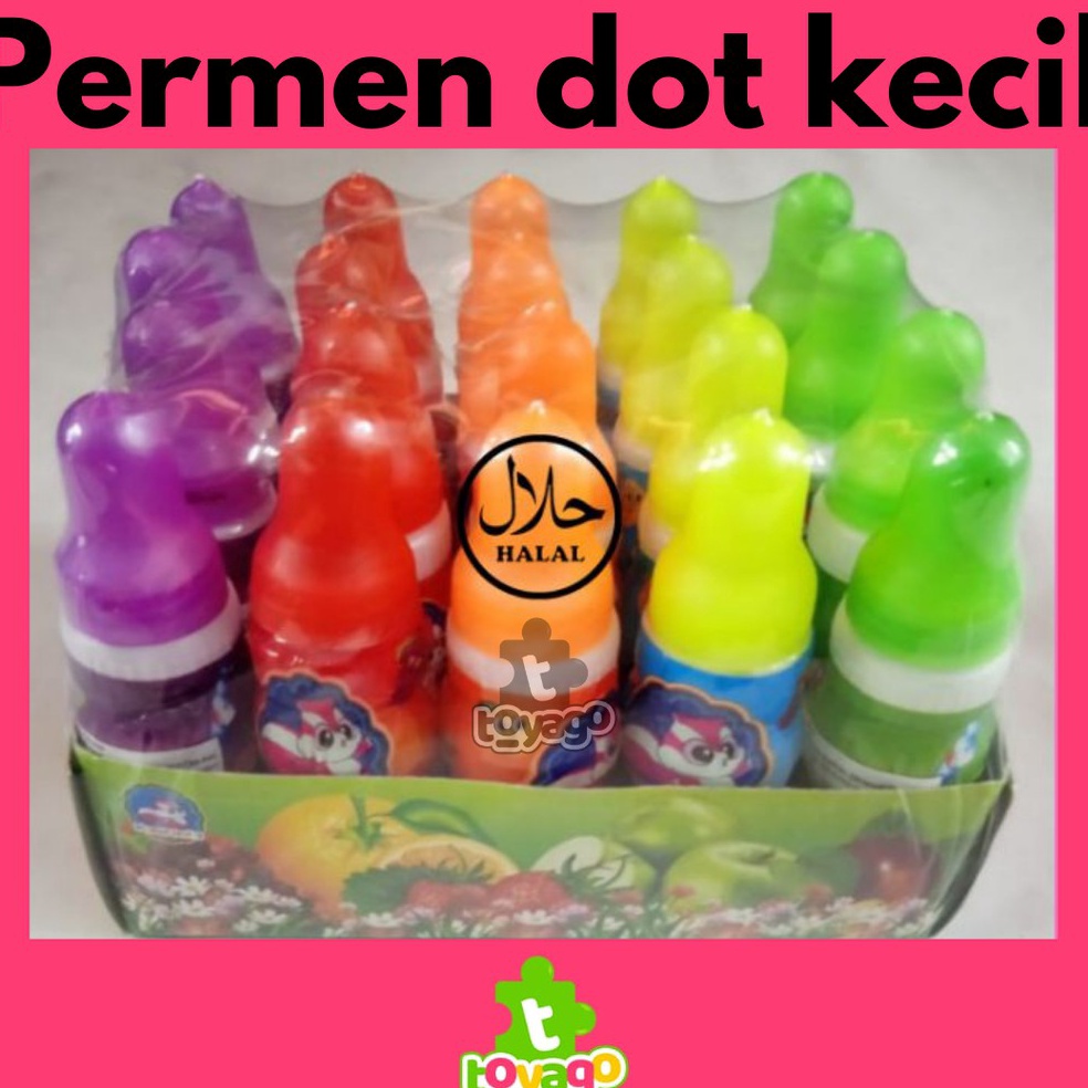 

Serb@ Murah Permen Dot Mini/Empeng frutty Isi 20 Pcs Grosir Murah Kualitas Terbaik