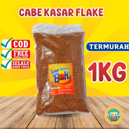 

[⌨M4>] CABE BUBUK KASAR FLAKE KERING PEDAS 1KG CHILLI FLAKES BUBUK CABE PEDAS [16]
