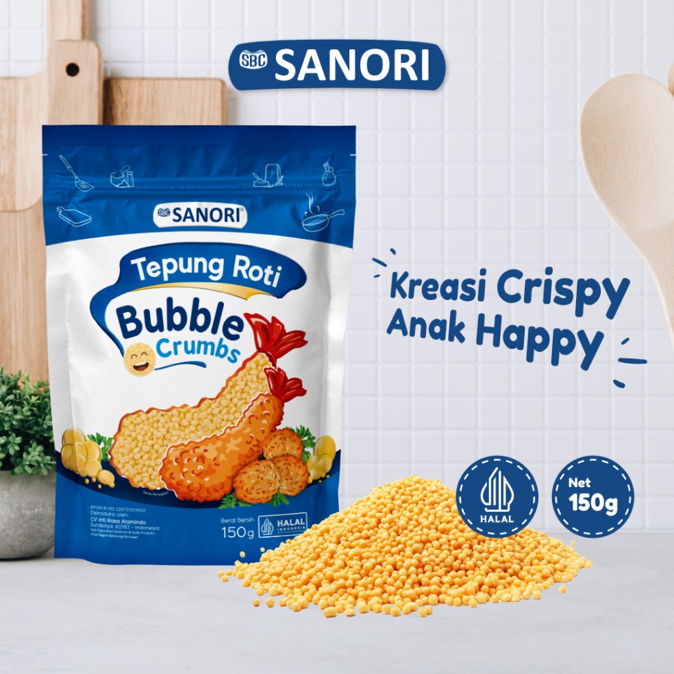 

B@u SBC SANORI Tepung Roti Bubble Crumbs Serba Murah