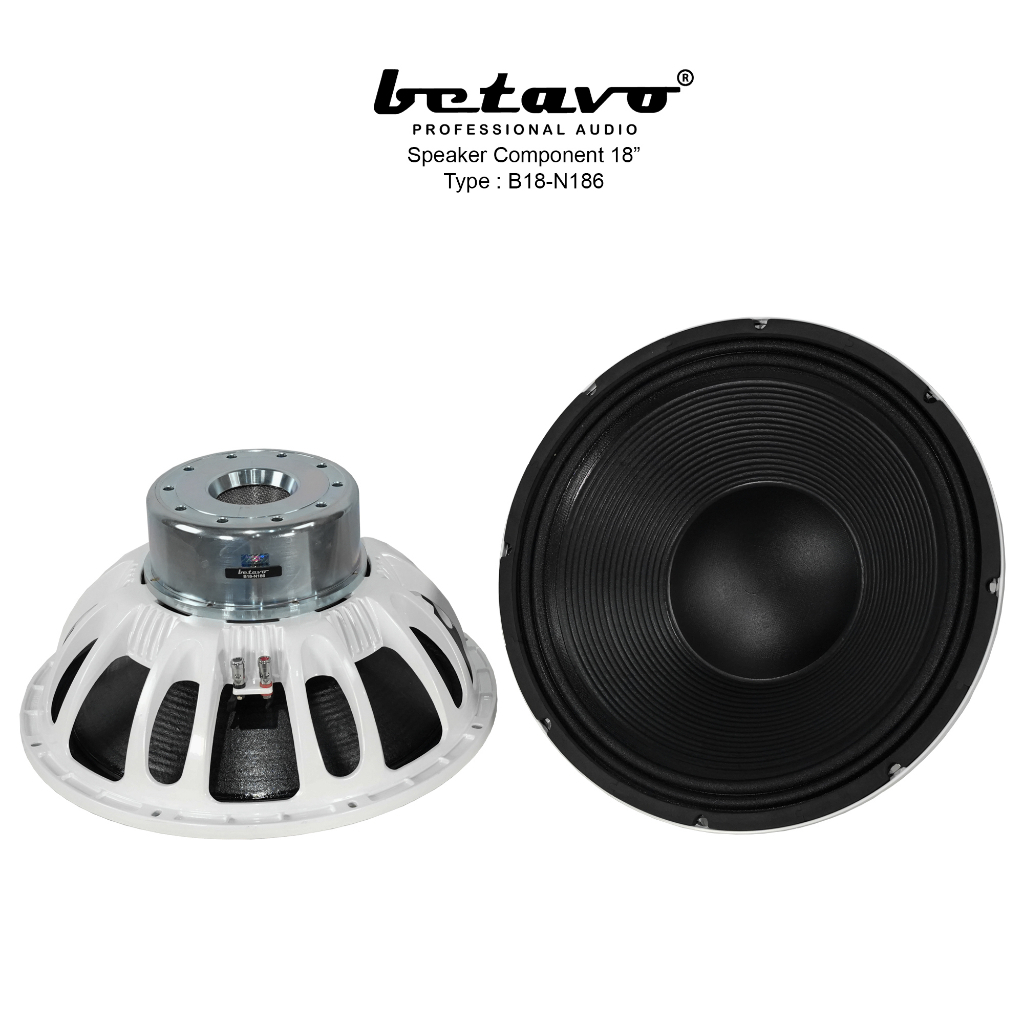 Betavo Audio Speaker Component 18 inch B18 N186 Neodymium