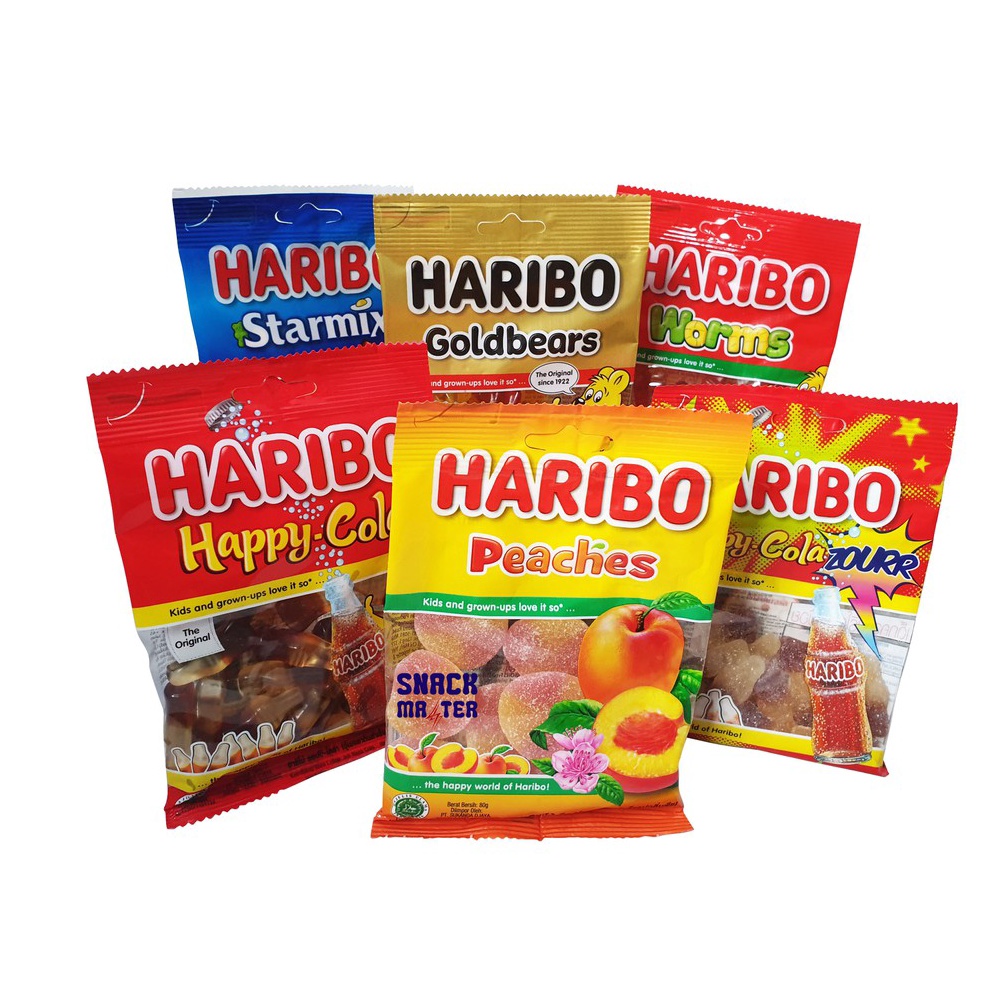 

[✃E34➢] Haribo Jelly Gummy - Netto 80 gr [156]