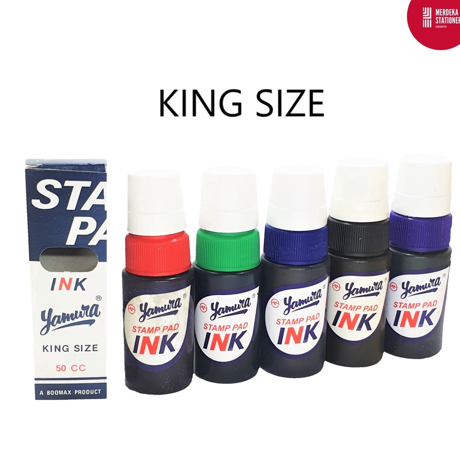 

Ajak Teman, Dapat ! Tinta/Refill/Isi Bak/Stampel/Stamping Ink Stempel Yamura King Size/KingSize 50 ml SUPERIOR QUALITY ㅜ