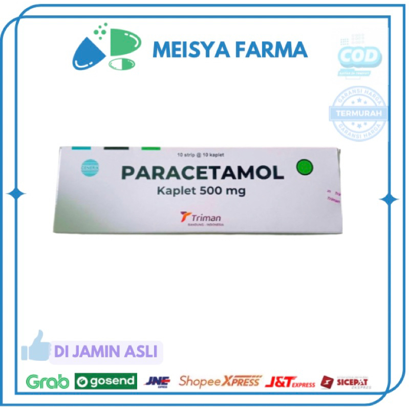 Paracetamol 500mg Box Triman