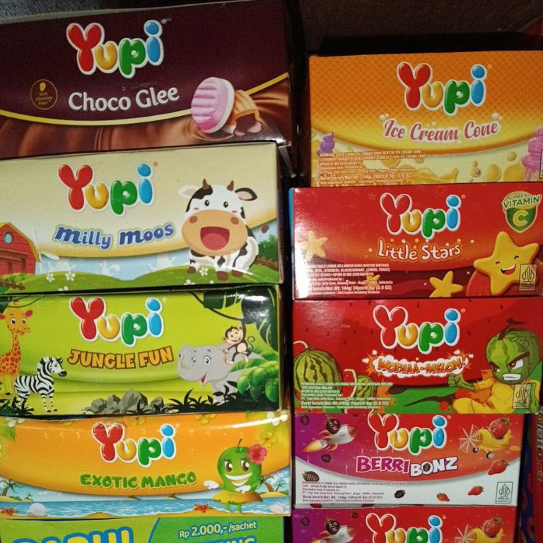 

[❉X85➢] Yupi eceran @500 isi 24 per box Ready Stcok
