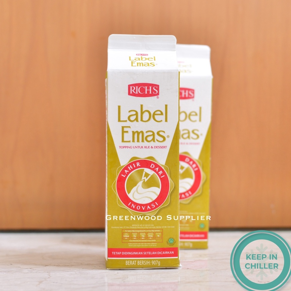 

[ACS82] Richs Gold Label Whipping Cream - 907G [PCS] 0isbn