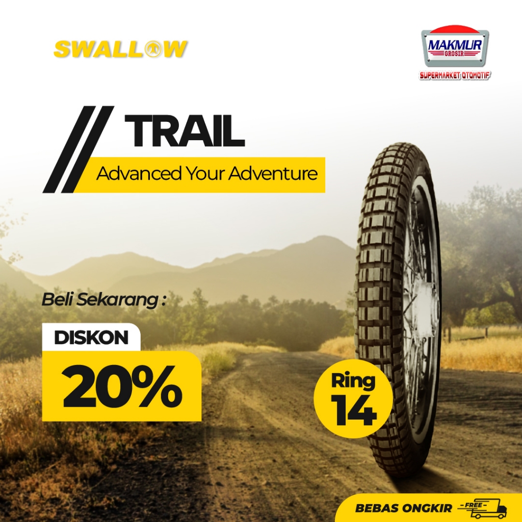 Ban TRAIL Matic Ring 14" Swallow