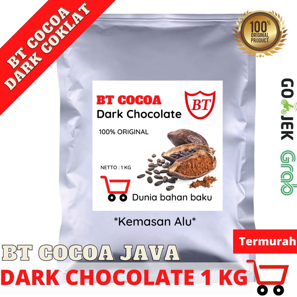 

L44r11s BT COCOA JAVA DARK POWDER BT1000HA 1 kg coklat ASLI [30]