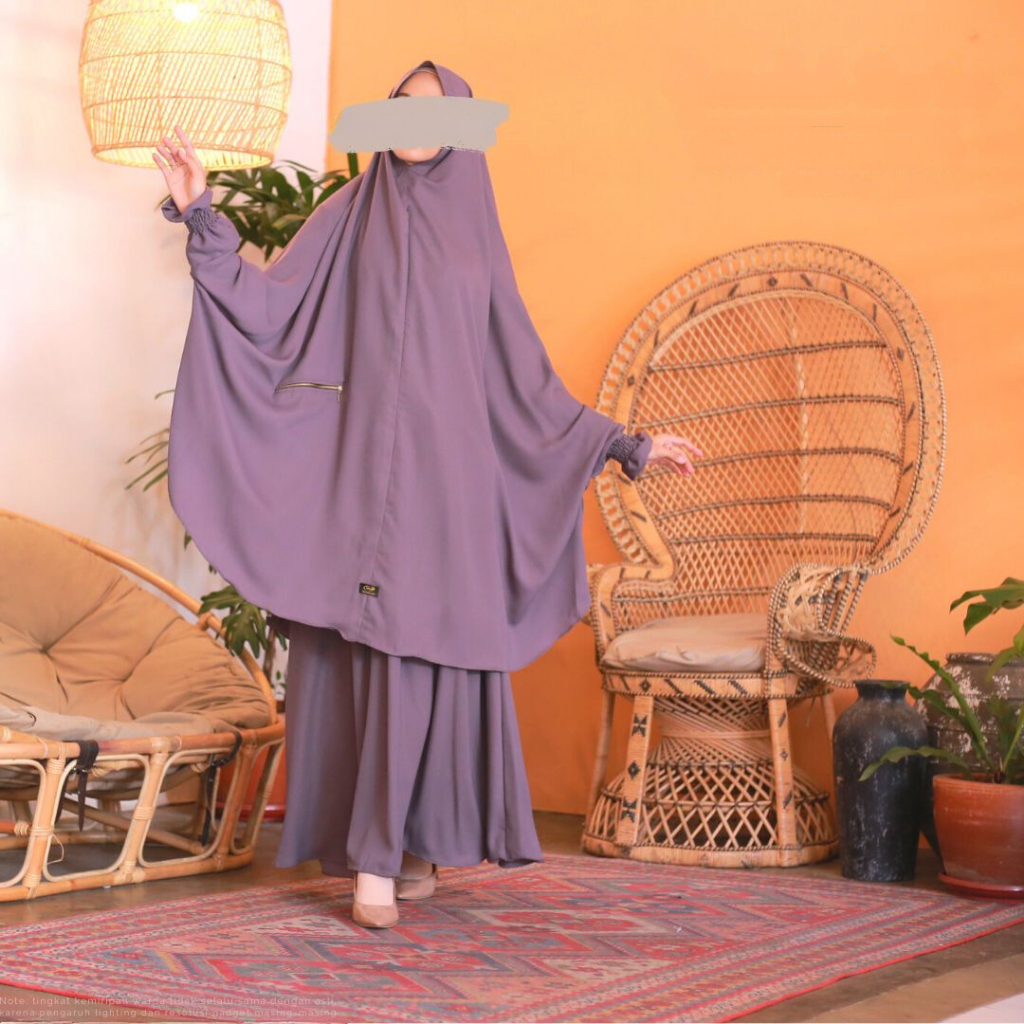 Khimar Syari Set Gazalah Series by Amaliyah Syar'i