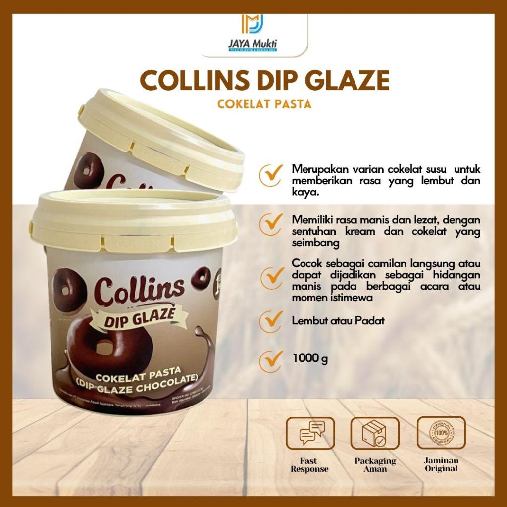 

Collins Dip Glaze 1 Kg Selai Premium Toping Kue Martabak Roti Cake