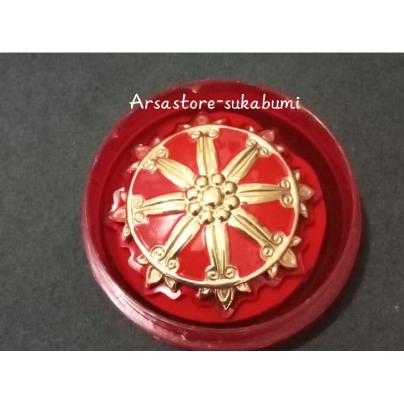 PIN RODA CAKRA POLRI TERBARU LOGAM PREMIUM