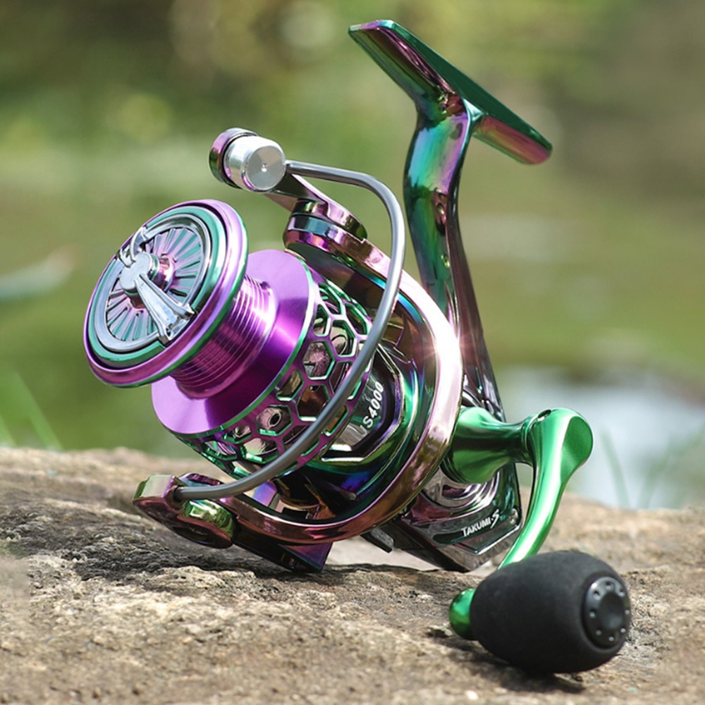 REEL POWER HANDLE SPESIAL COLOUR EDITION REEL PANCING LIZARD FORCE MASTER