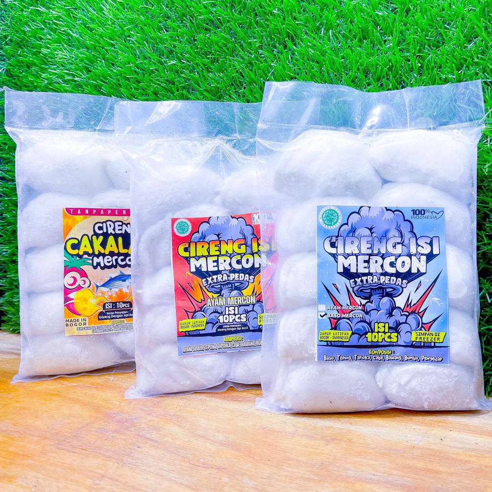 

[COD 0S54] Cireng isi Mercon isi 10 (Cakalang/Baso/Ayam) 90