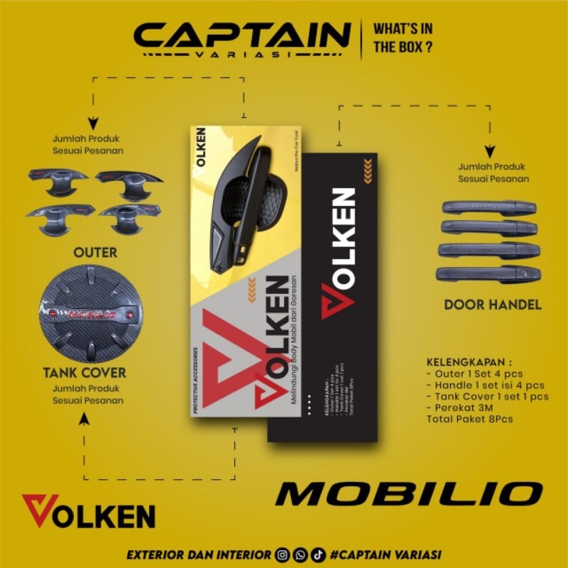 Paket Accessories Outer+Handle+Tank Cover Mobilio