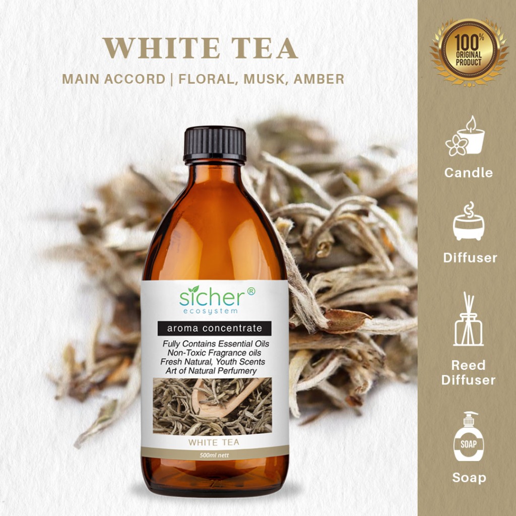 Sicher Fragrance Oil White Tea 500ml