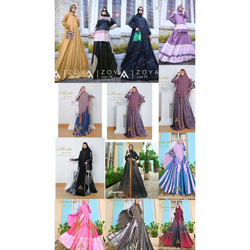 TREND HIJAB GHANINA GAMARA SEDASA ZOYA MIESHA RAMADHAN SERIES BY ARMILA