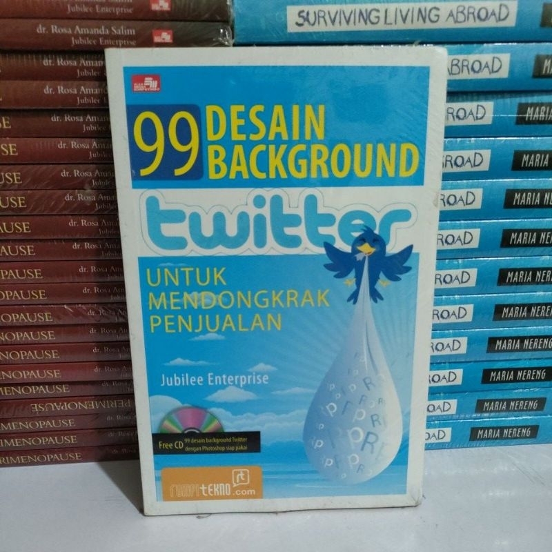 Buku Original - Buku 99 Desain Background Twitter