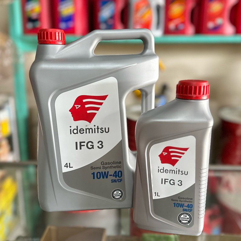 Oli Mesin Mobil Idemitsu 10W40 Bensin Kemasan 4 Liter