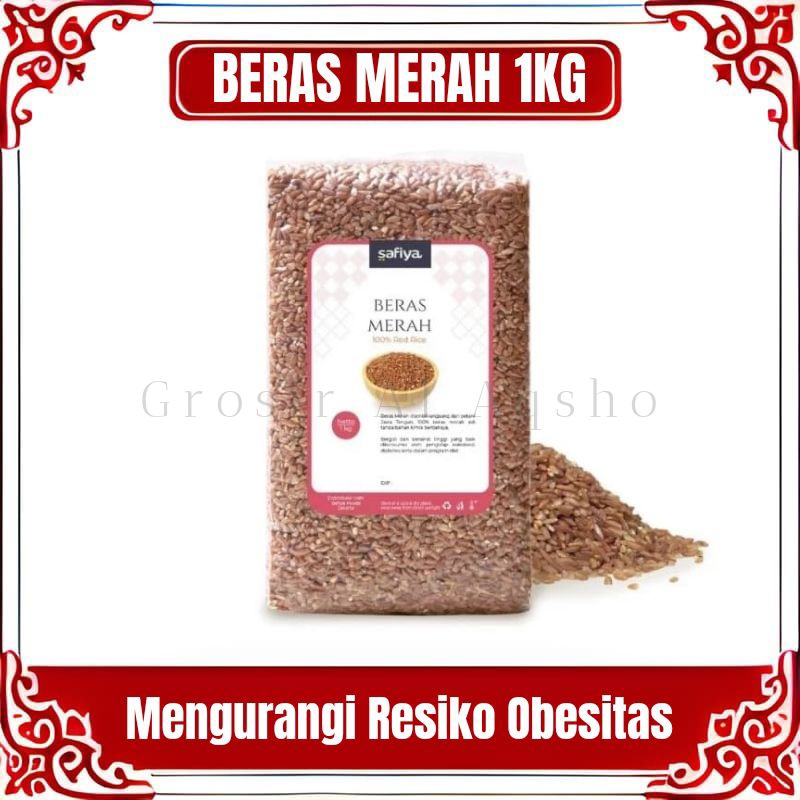 

BERAS MERAH ORGANIK 1 KG - SUPER AUTHENTIC SAFIYA FOOD