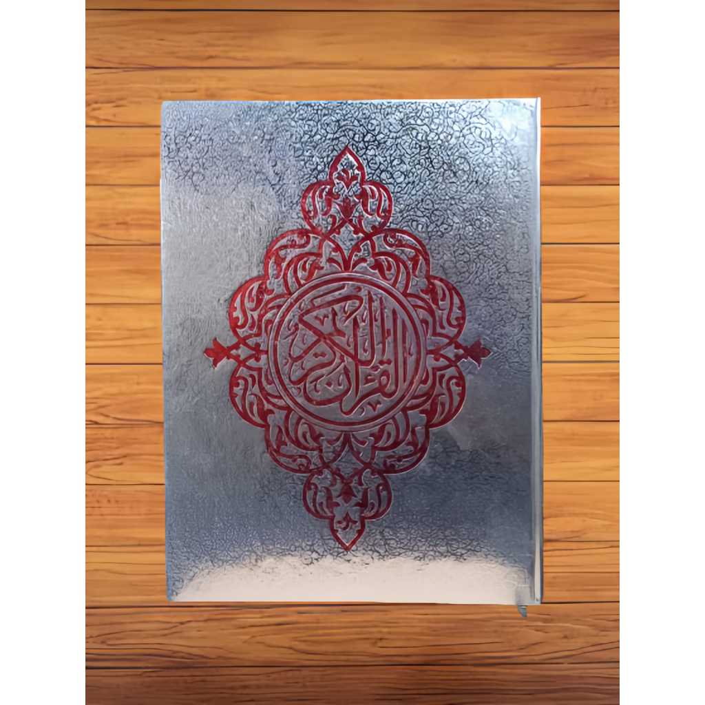Al quran lansia jumbo cover perak | quran lansia besar cover silver